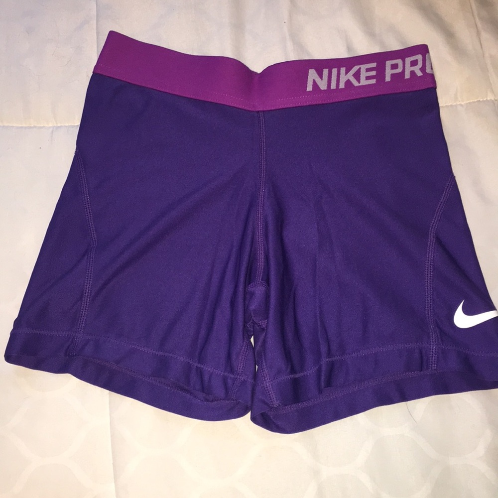 girls nike pro shorts